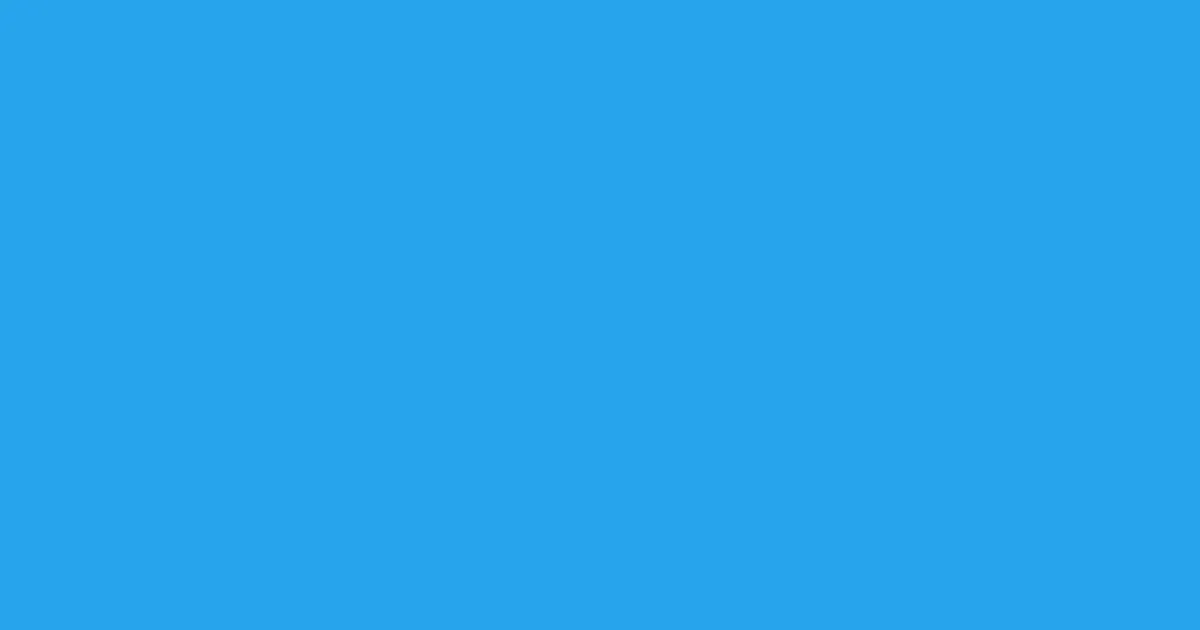 #27a4ec picton blue color image