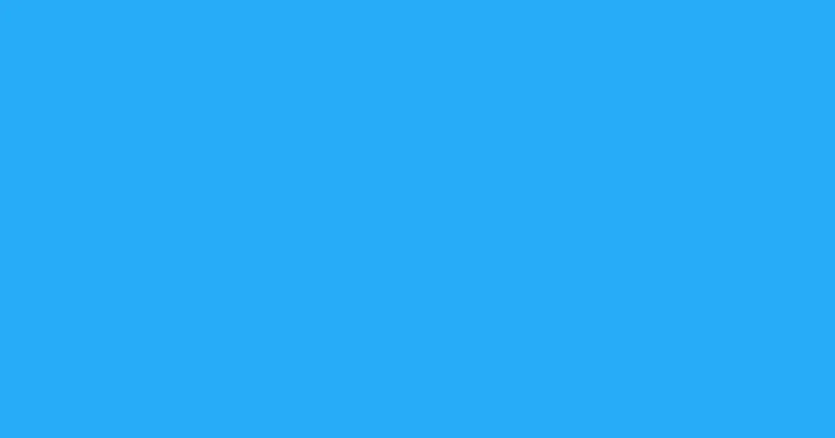 #27acf8 dodger blue color image
