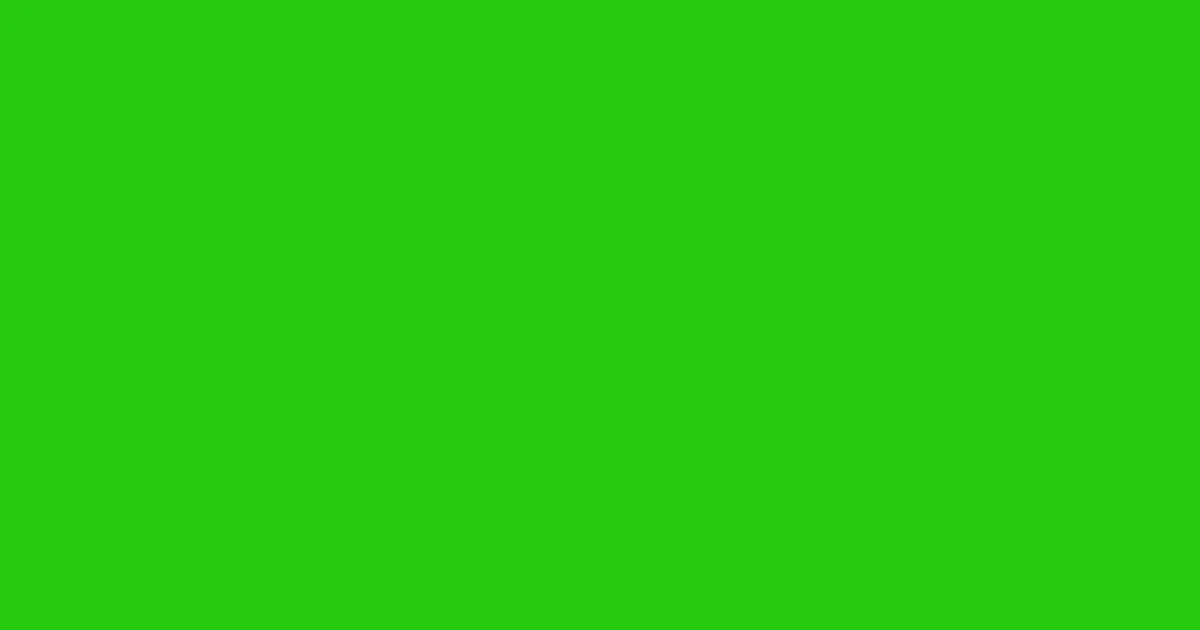 #27c90e slimy green color image