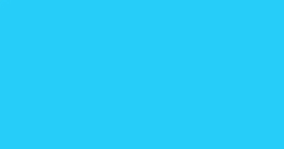 #27cefa bright turquoise color image