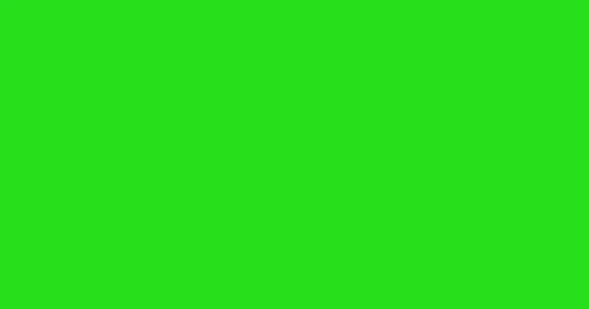 #27df1c malachite color image