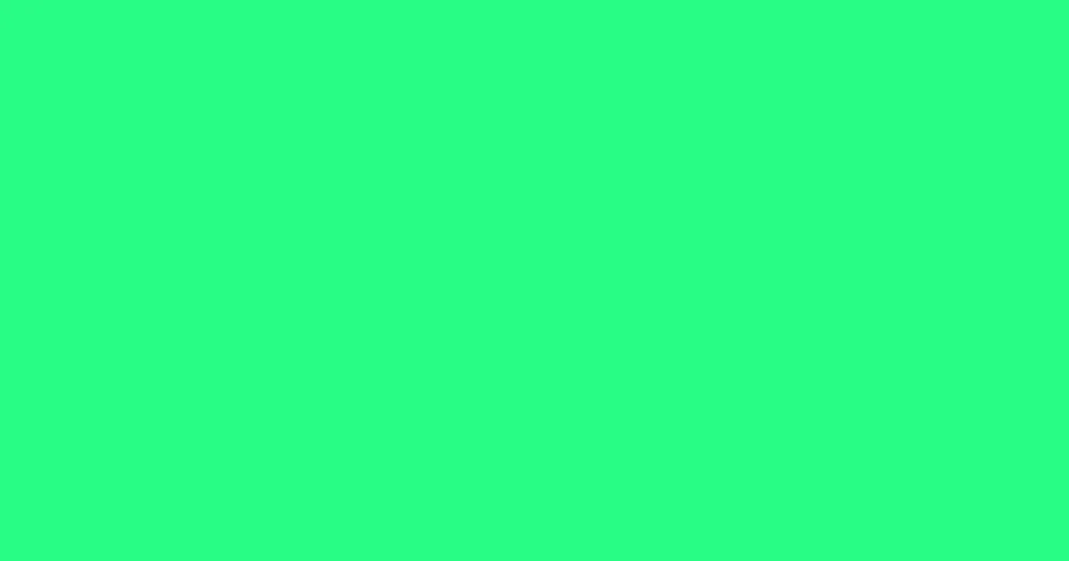 #27fd84 spring green color image