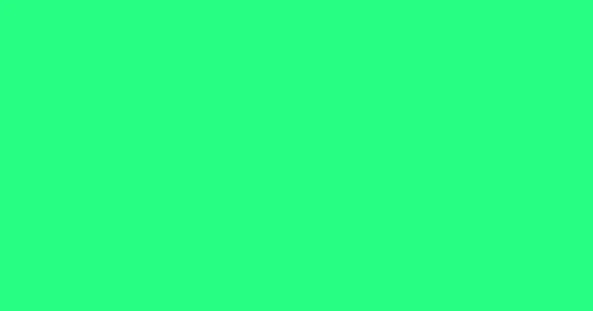 #27ff83 spring green color image