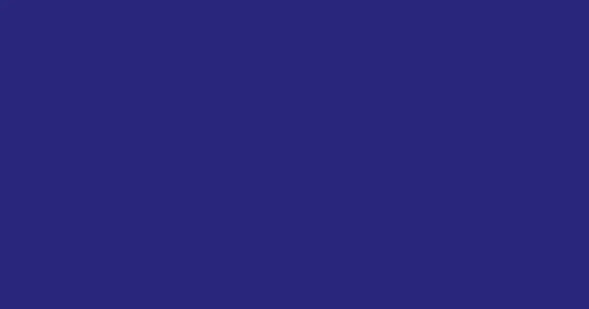 #28267c cosmic cobalt color image