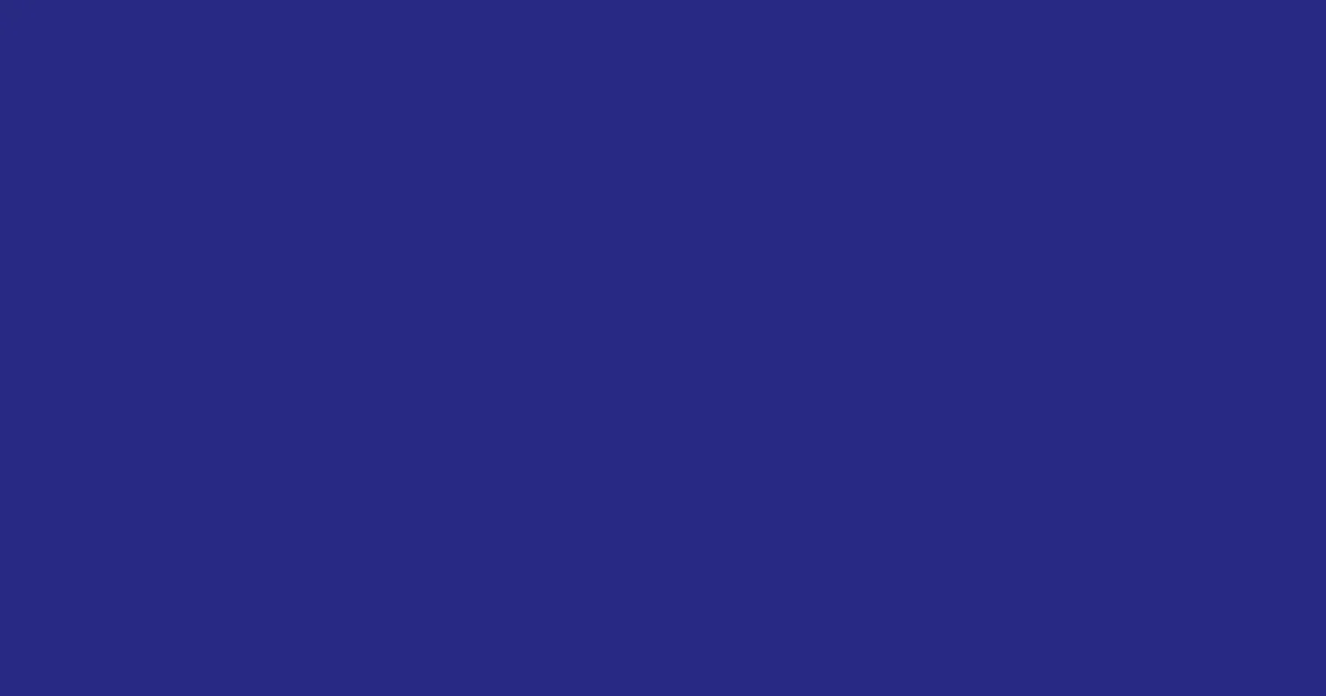 #282a84 cosmic cobalt color image