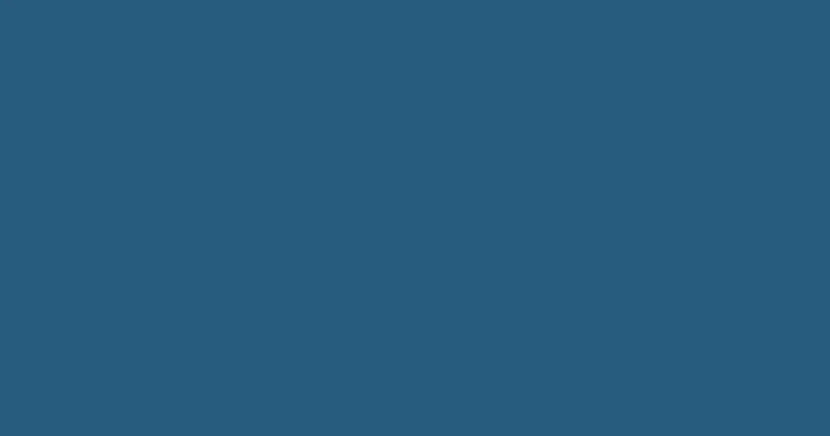 #285c7e bdazzled blue color image
