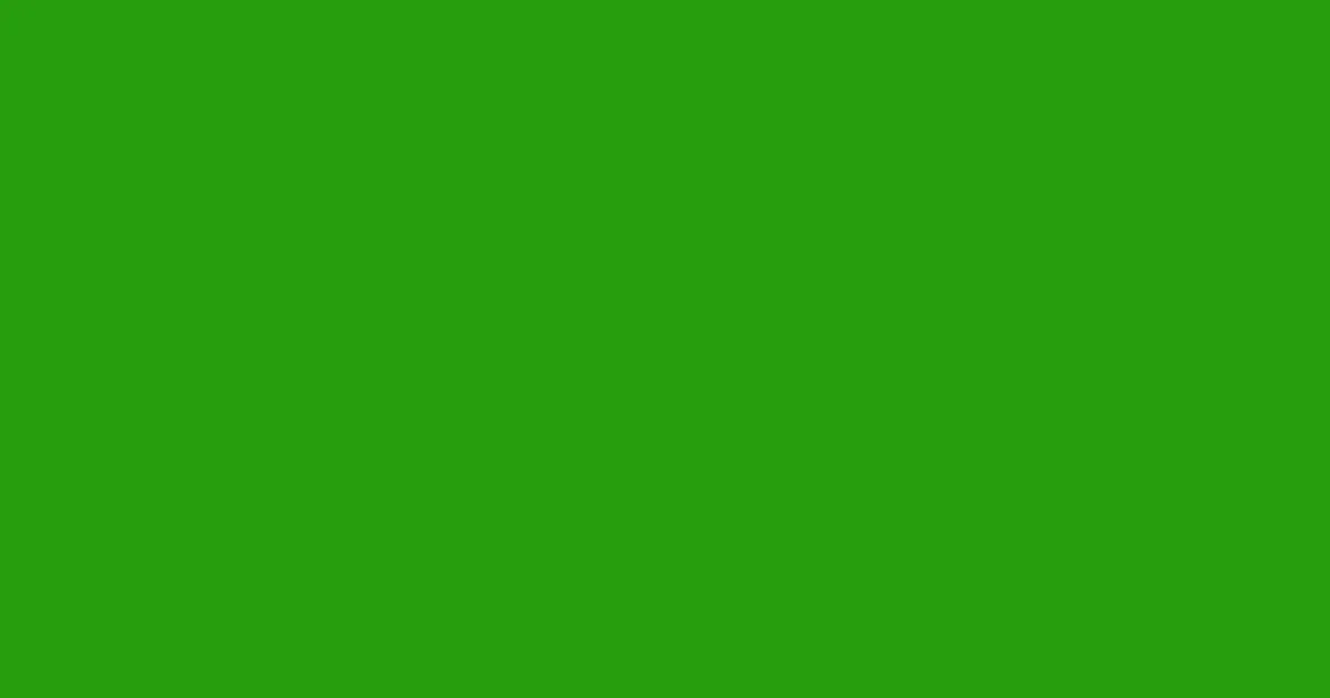 #289e0d slimy green color image