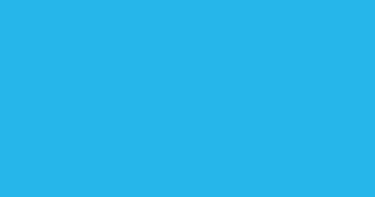 #28b6eb picton blue color image