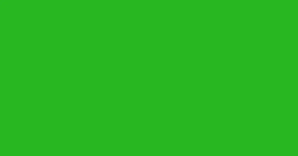 #28b721 slimy green color image