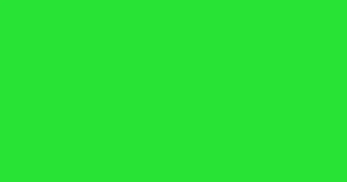 #28e435 malachite color image