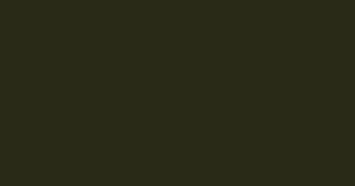 #292b17 black olive color image