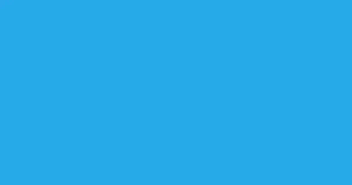 #29a8e9 picton blue color image
