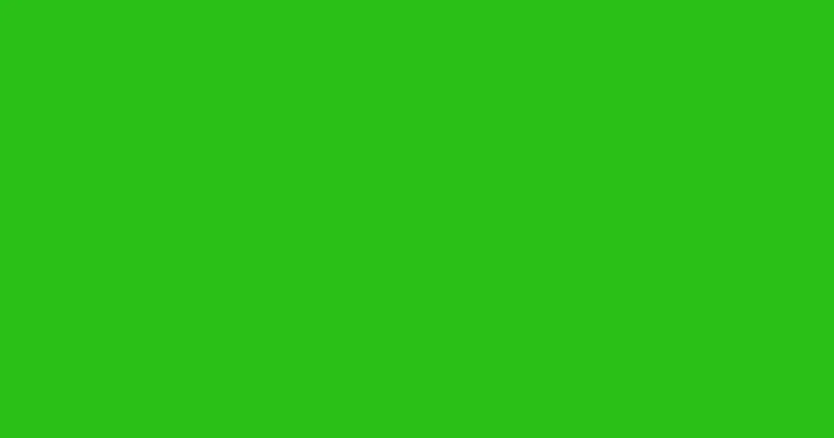 #29c017 slimy green color image