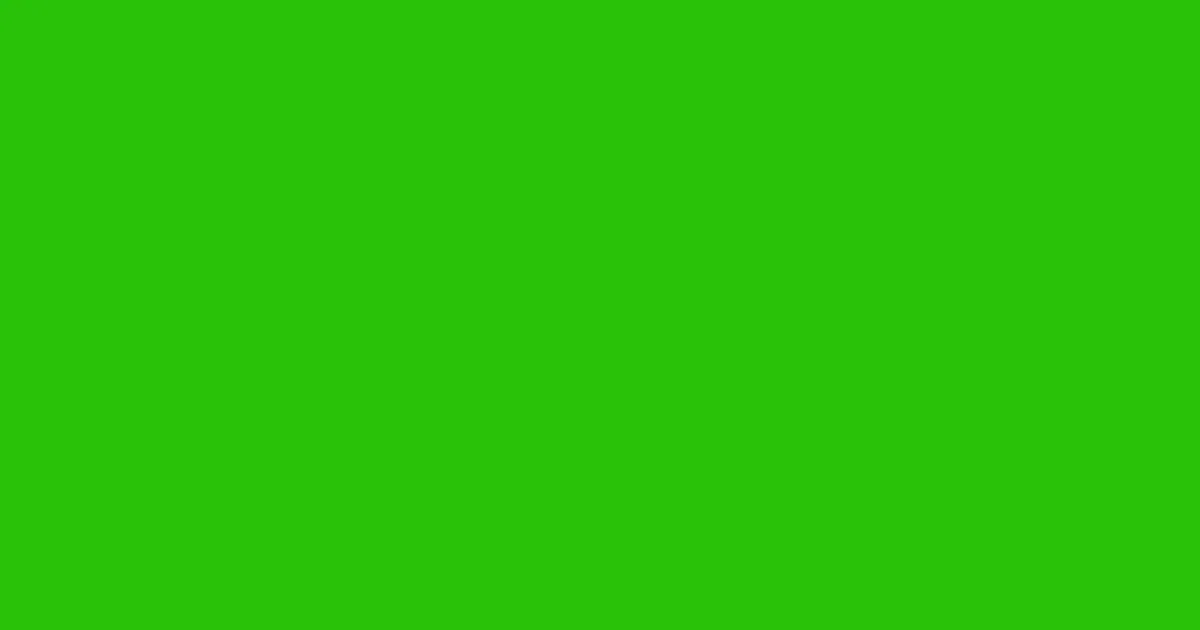 #29c209 slimy green color image