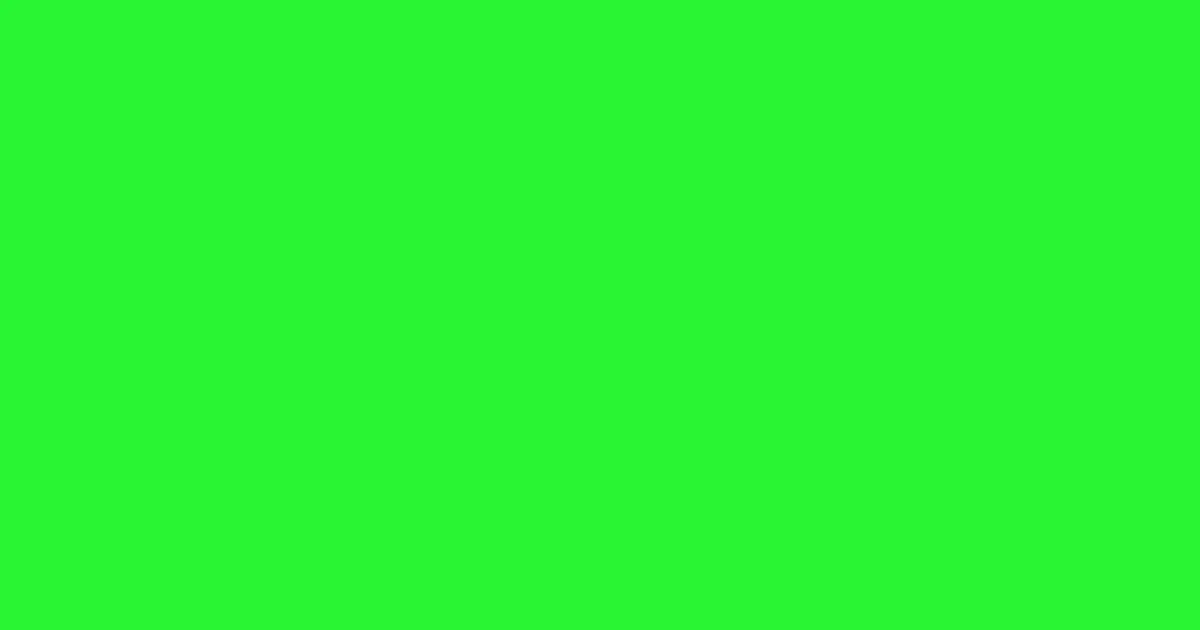 #29f534 malachite color image