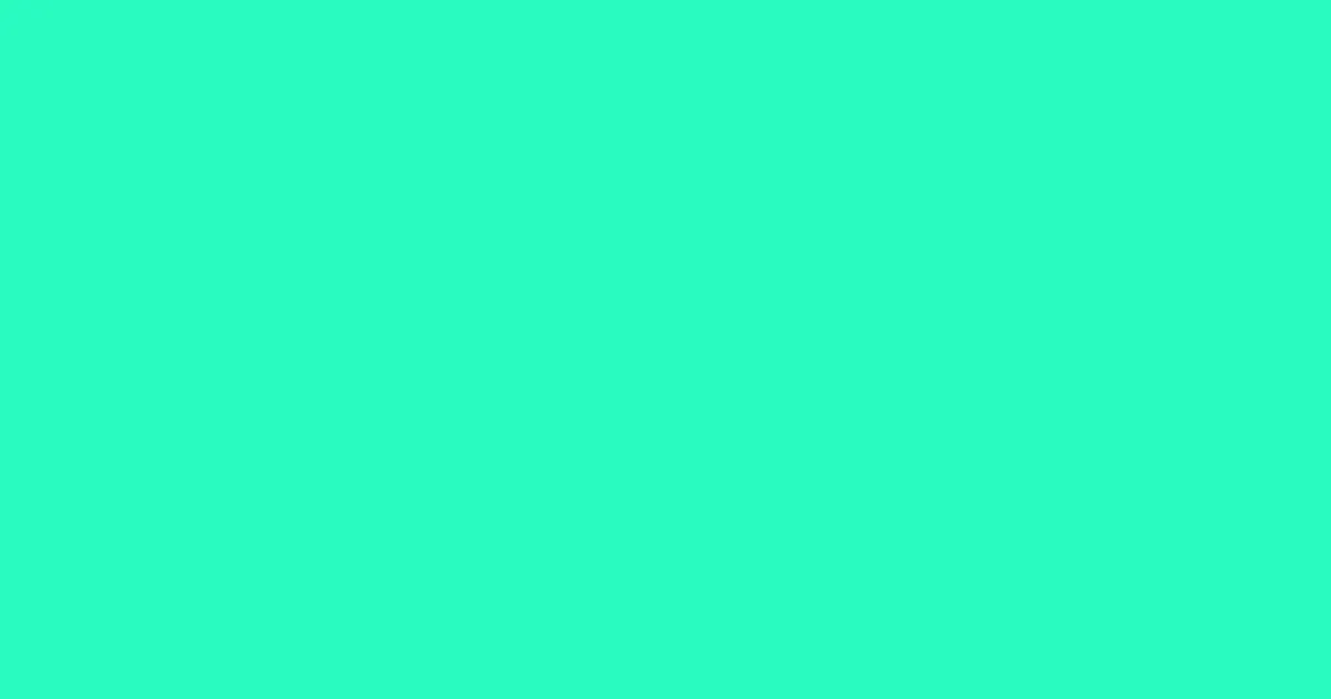 #29fbc0 bright turquoise color image