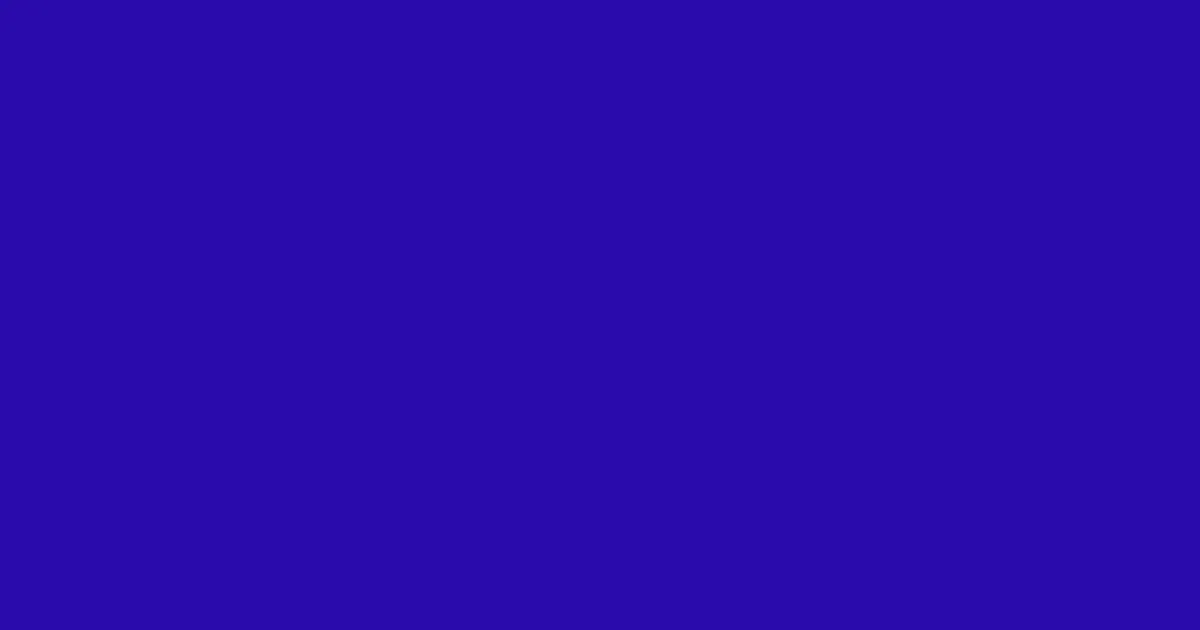 #2a0bac blue gem color image