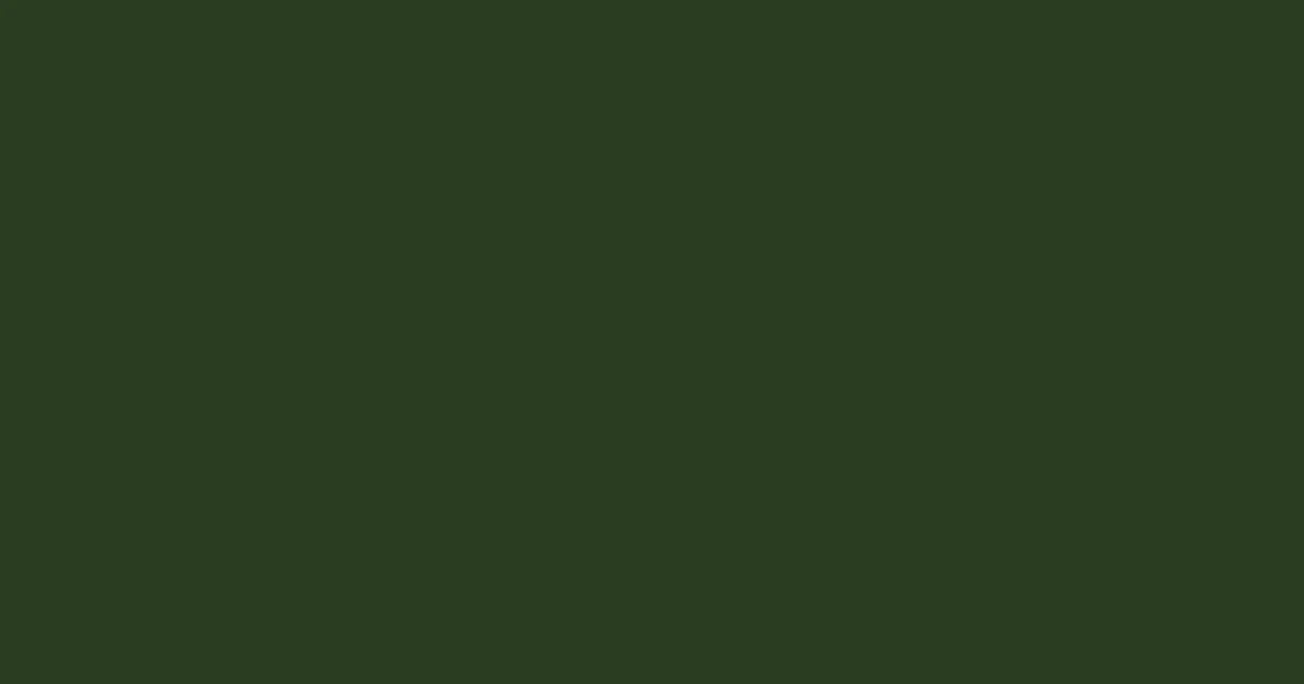 #2a3d21 green kelp color image