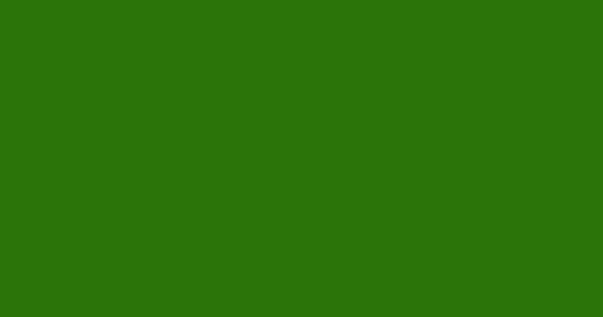 #2a740a green leaf color image