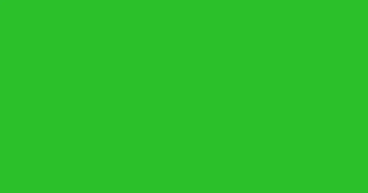 #2ac02a forest green color image