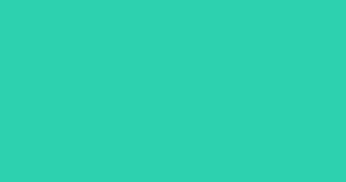 #2ad1b2 turquoise color image