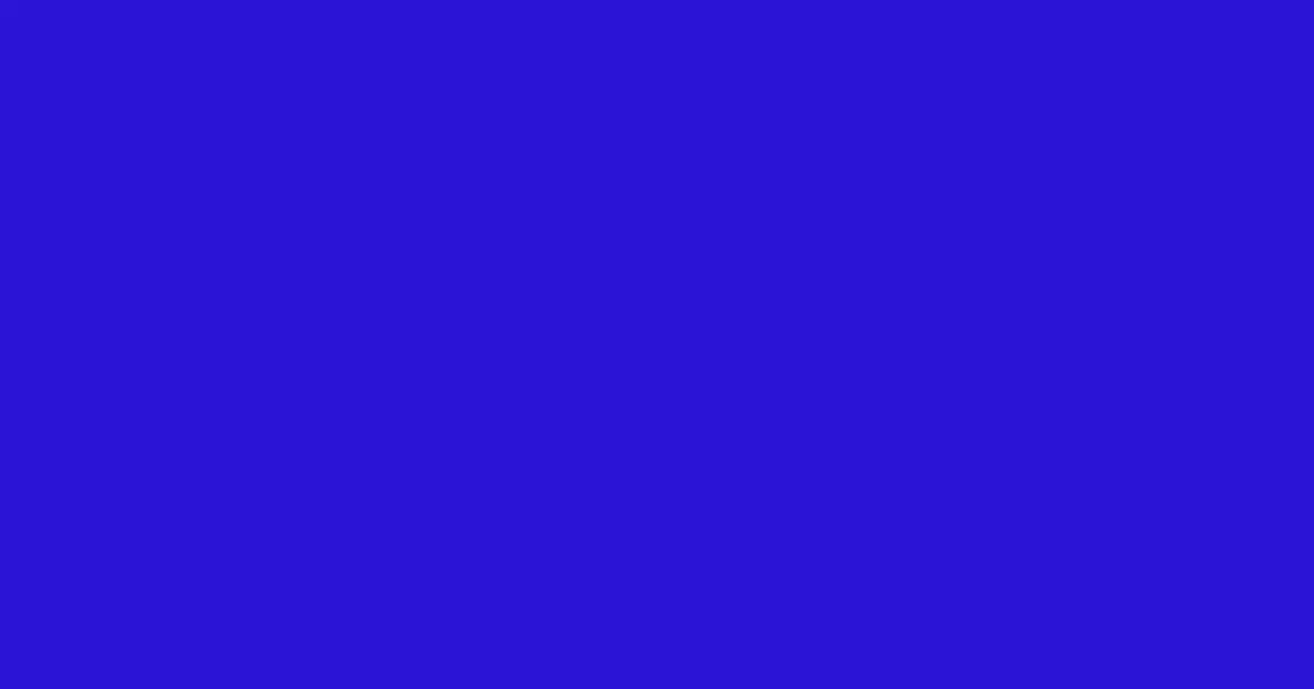 #2b14d6 persian blue color image