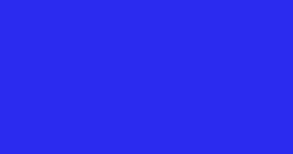 #2b2ced royal blue color image