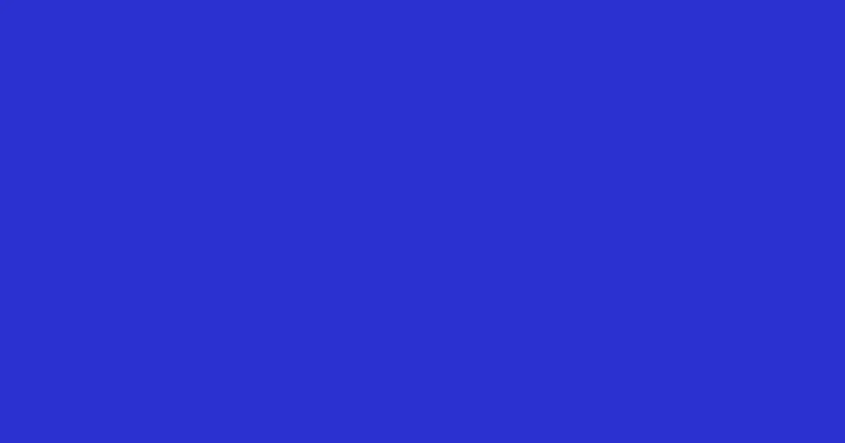 #2b30d1 cerulean blue color image