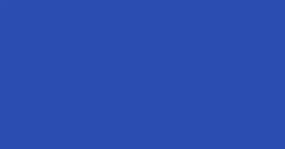 #2b4db2 cerulean blue color image