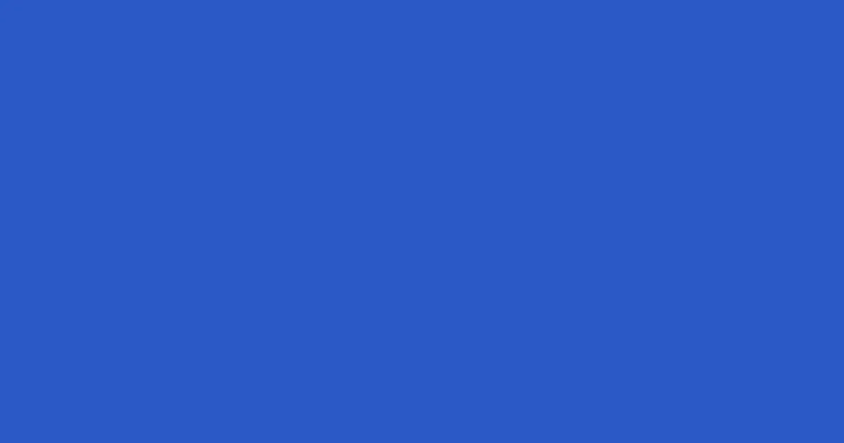 #2b58c5 cerulean blue color image