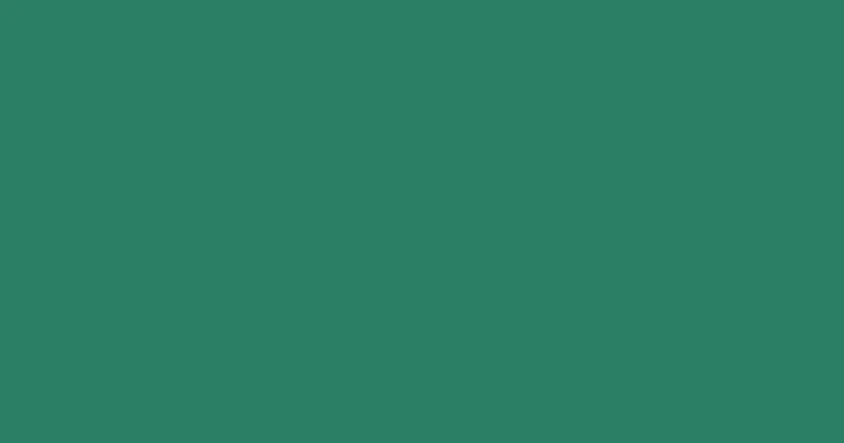 #2b7f64 sea green color image