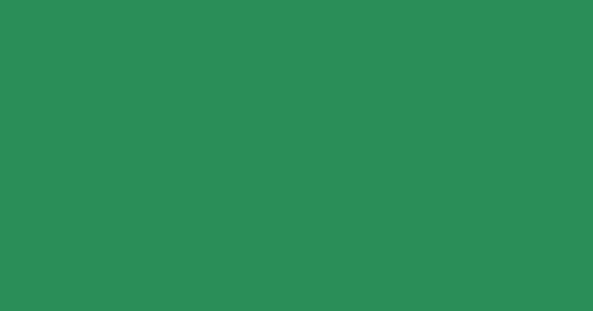 #2b8e58 sea green color image