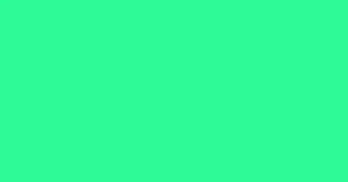 #2bfb97 spring green color image