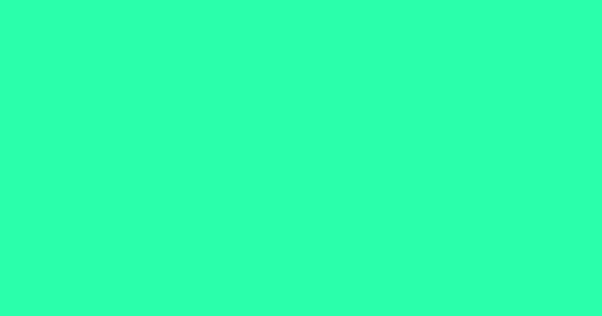 #2bffab spring green color image