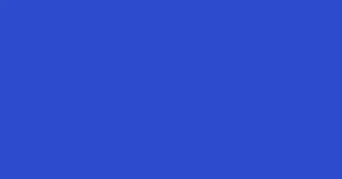 #2c4ccc cerulean blue color image
