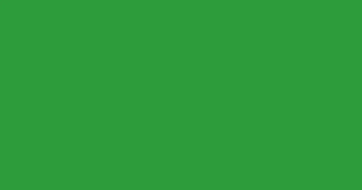 #2c9c3b forest green color image