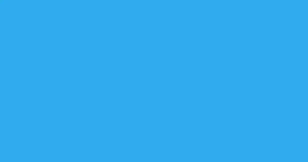 #2cabeb picton blue color image