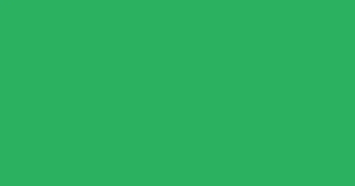 #2cb25f jungle green color image