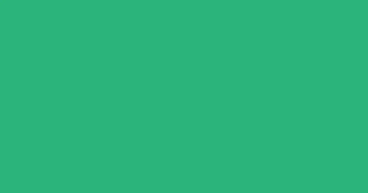 #2cb47b jungle green color image