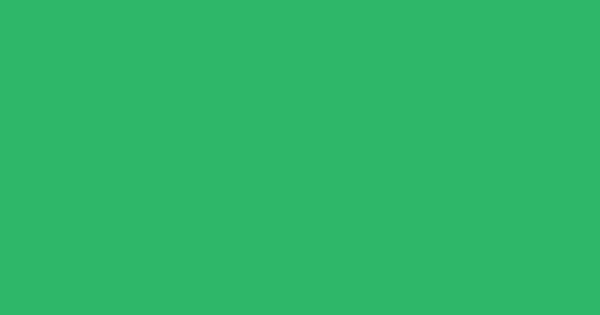 #2cb664 jungle green color image