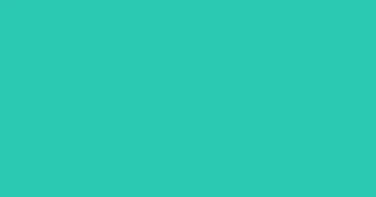#2cc9b1 turquoise color image