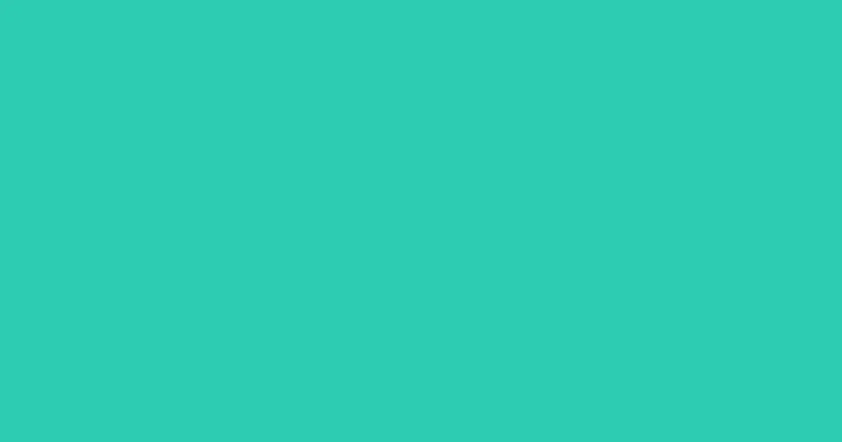 #2cccb1 turquoise color image