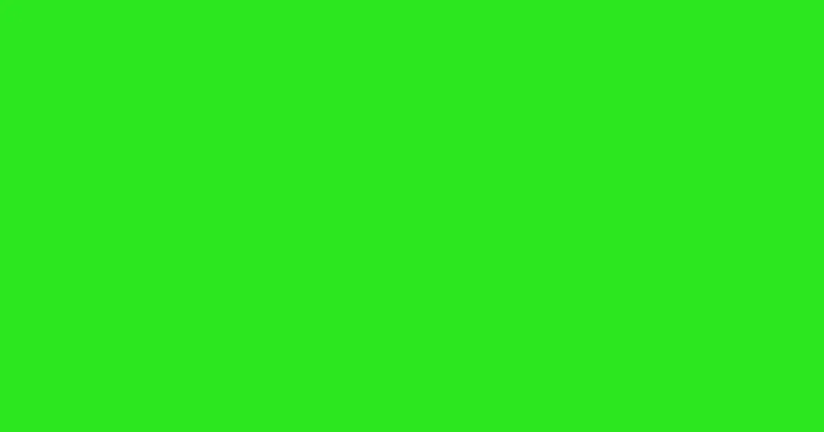 #2ce71f malachite color image