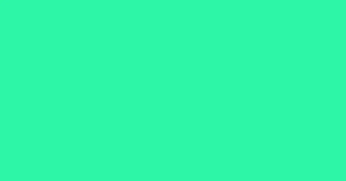 #2cf6a5 spring green color image