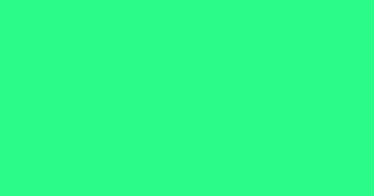 #2cfa8a spring green color image