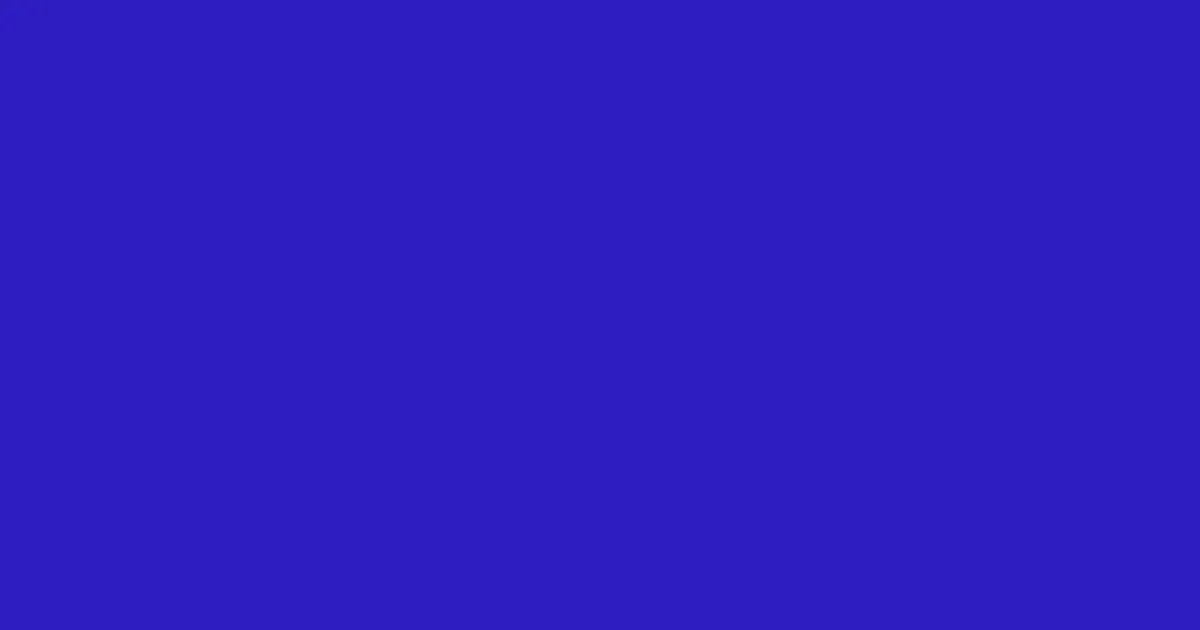 #2e1dbf persian blue color image