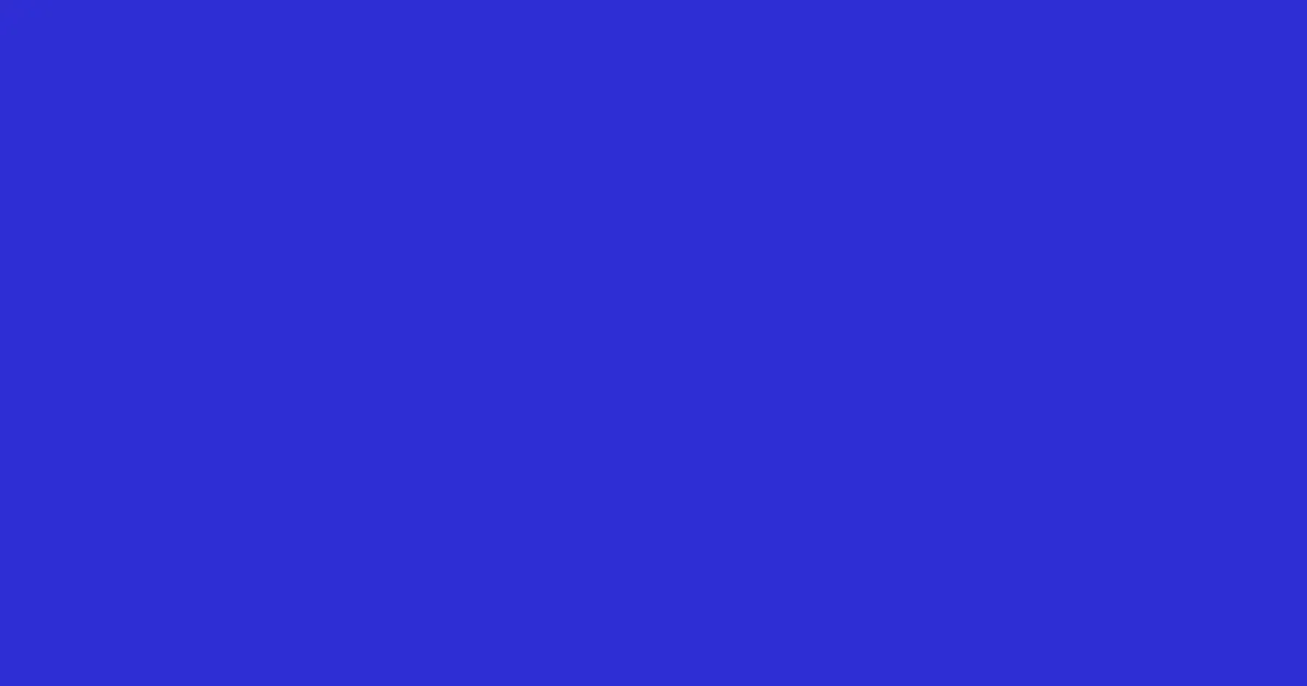 #2e2fd4 cerulean blue color image