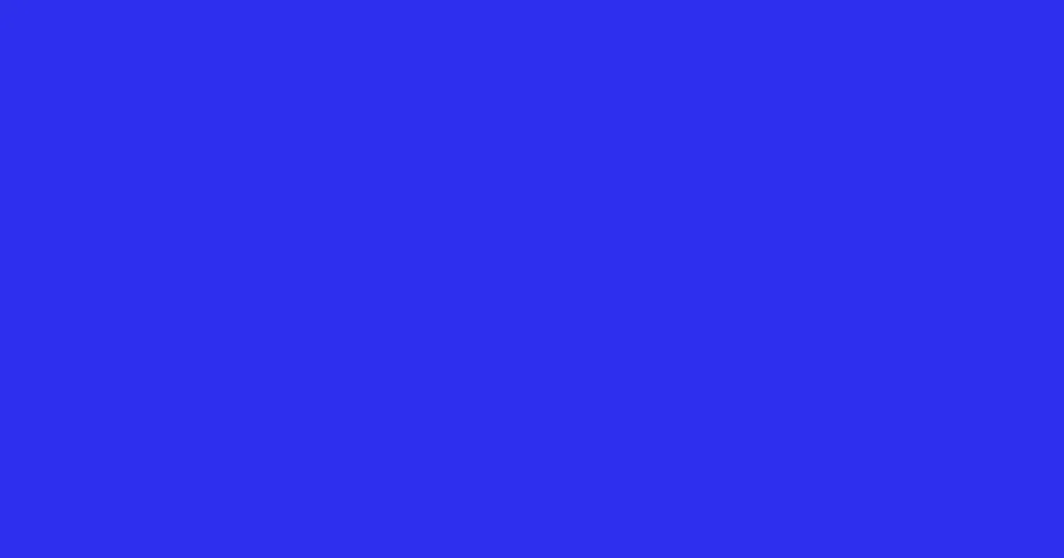 #2e2fed royal blue color image