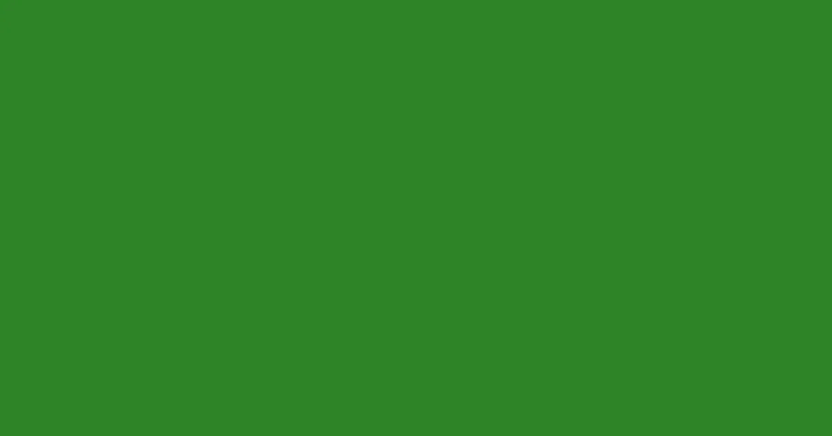 #2e8427 forest green color image