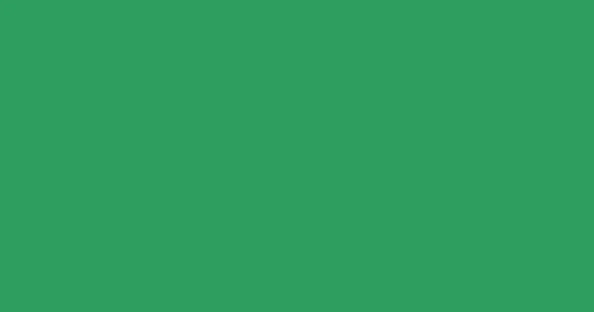 #2e9e5f sea green color image